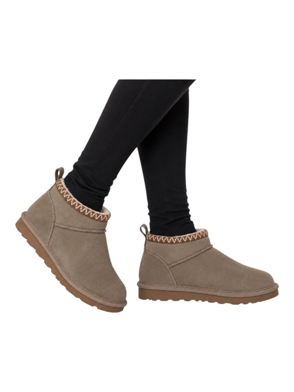 BearPaw NEW Super Shorty Deco ankle boots women’s 7